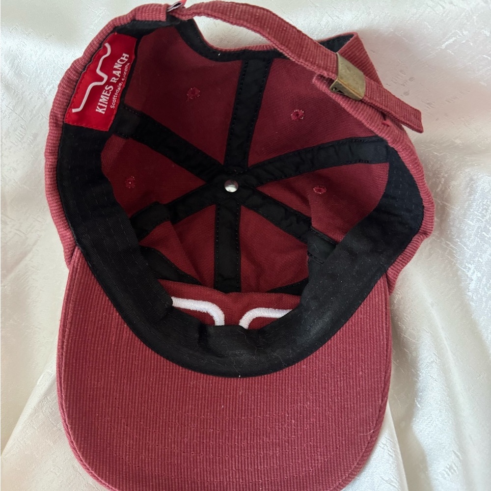 Kimes Ranch Maroon Corduroy Cap - Picture 7 of 7